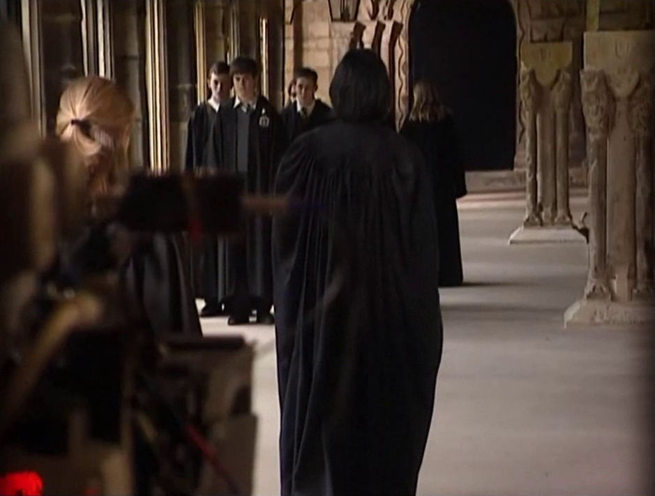 Severus Snape in the corridor
