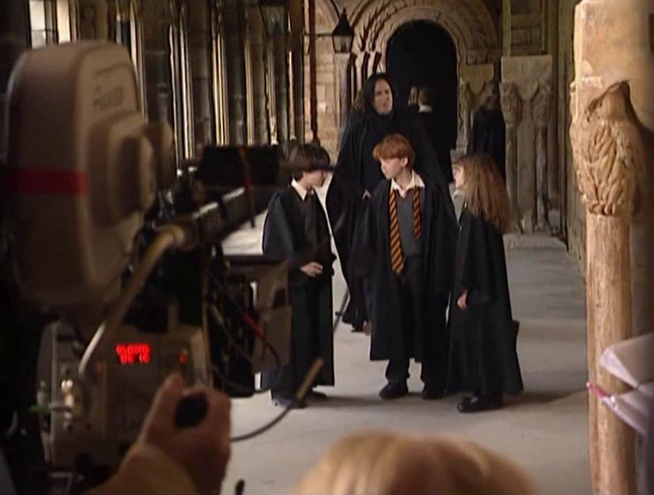 Severus Snape in the corridor
