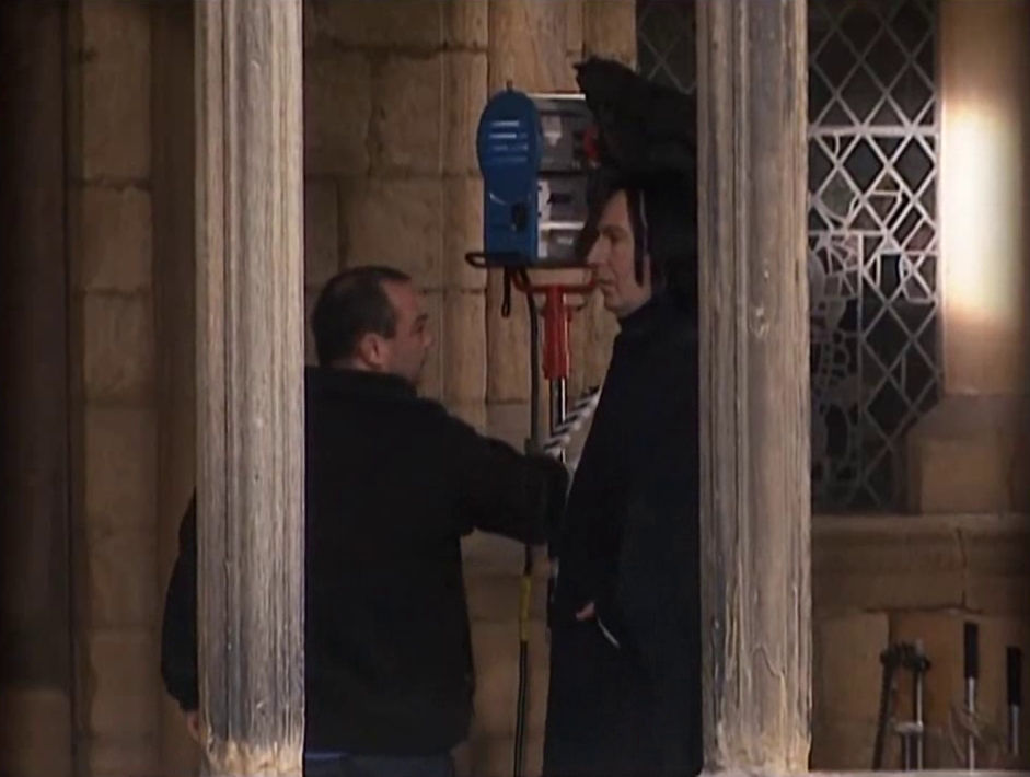 Severus Snape in the corridor
