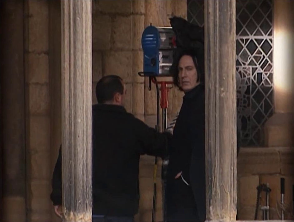 Severus Snape in the corridor
