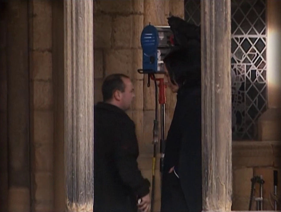 Severus Snape in the corridor
