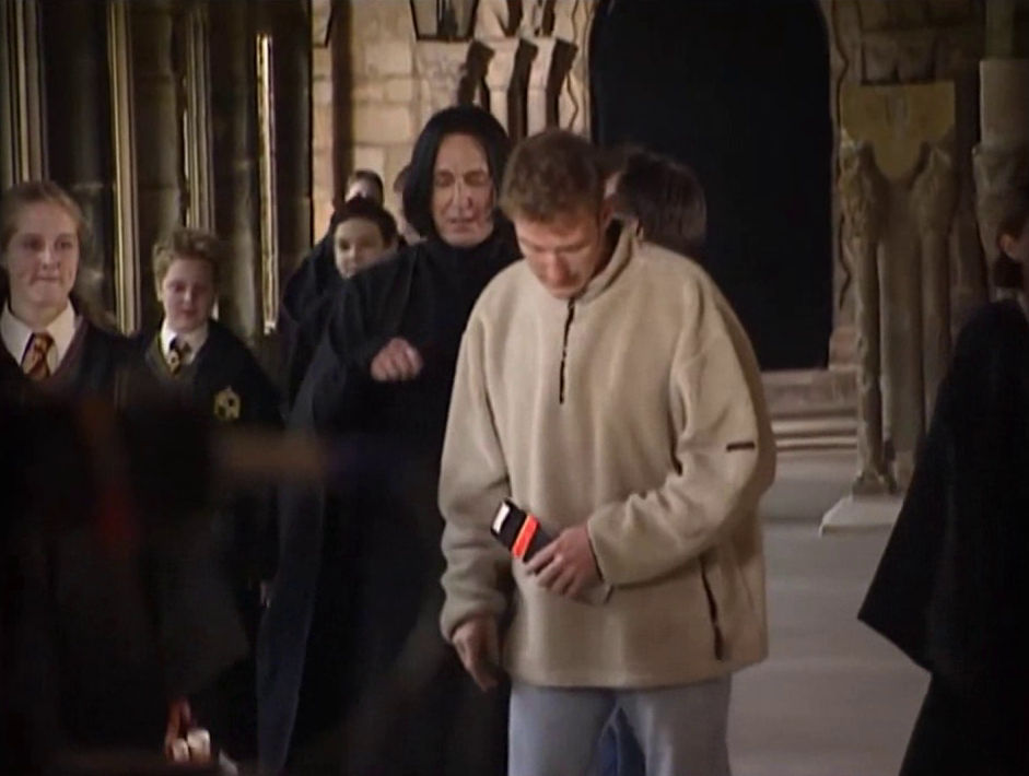 Severus Snape in the corridor
