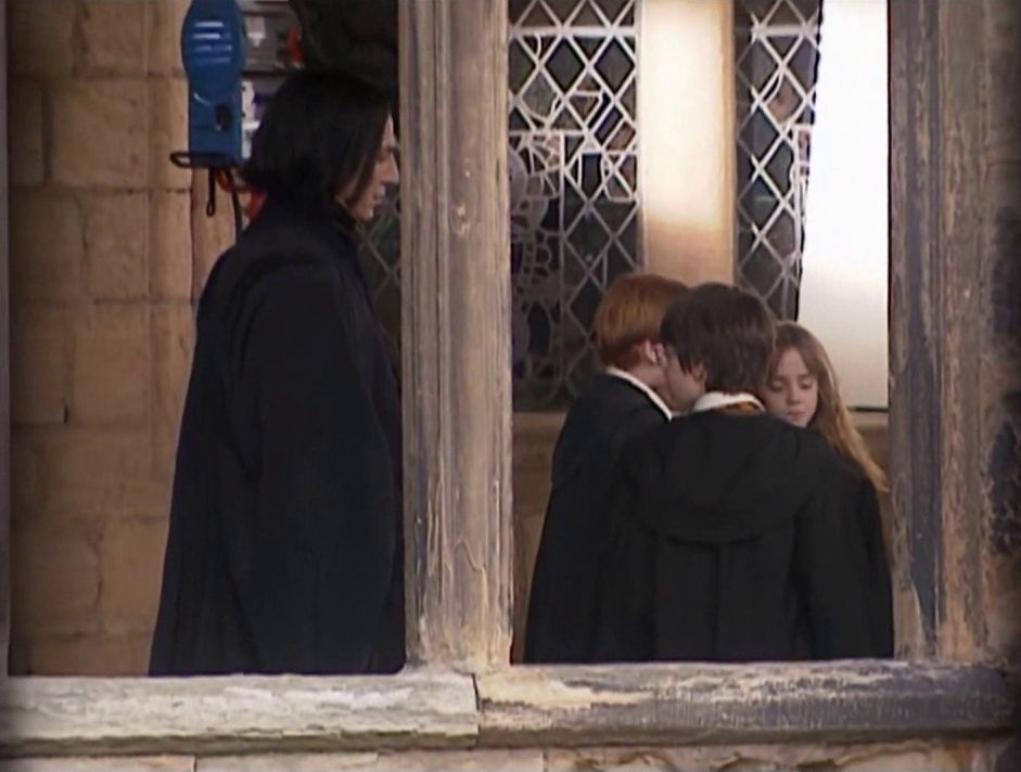 Severus Snape in the corridor
