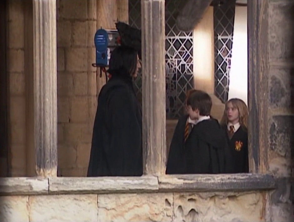 Severus Snape in the corridor
