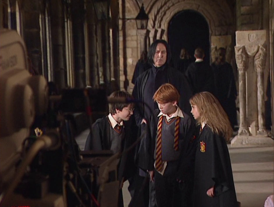 Severus Snape in the corridor

